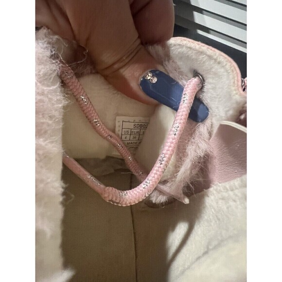 DREAM PAIRS Kids Girls Boys Ankle Booties Side Zipper Fashion Warm Snow Boots 4 - Picture 8 of 9